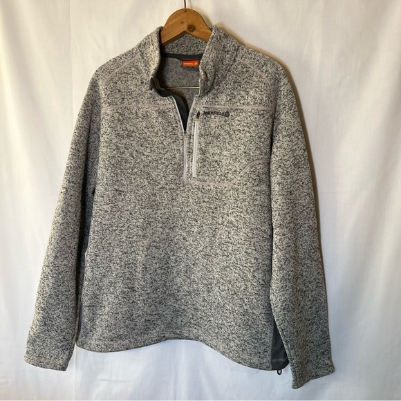 Merrell 1/4 Zip Pullover Gray Men’s Large - Picture 8 of 8